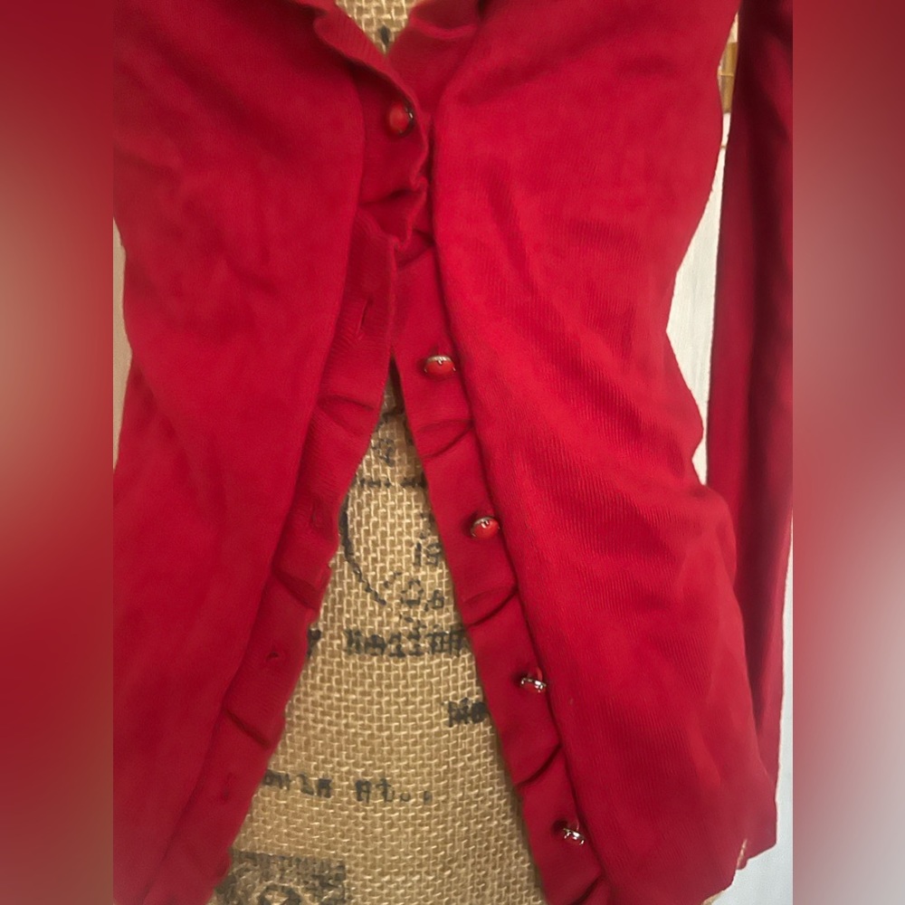 Ruffled Cardigan - Picture 3 of 4